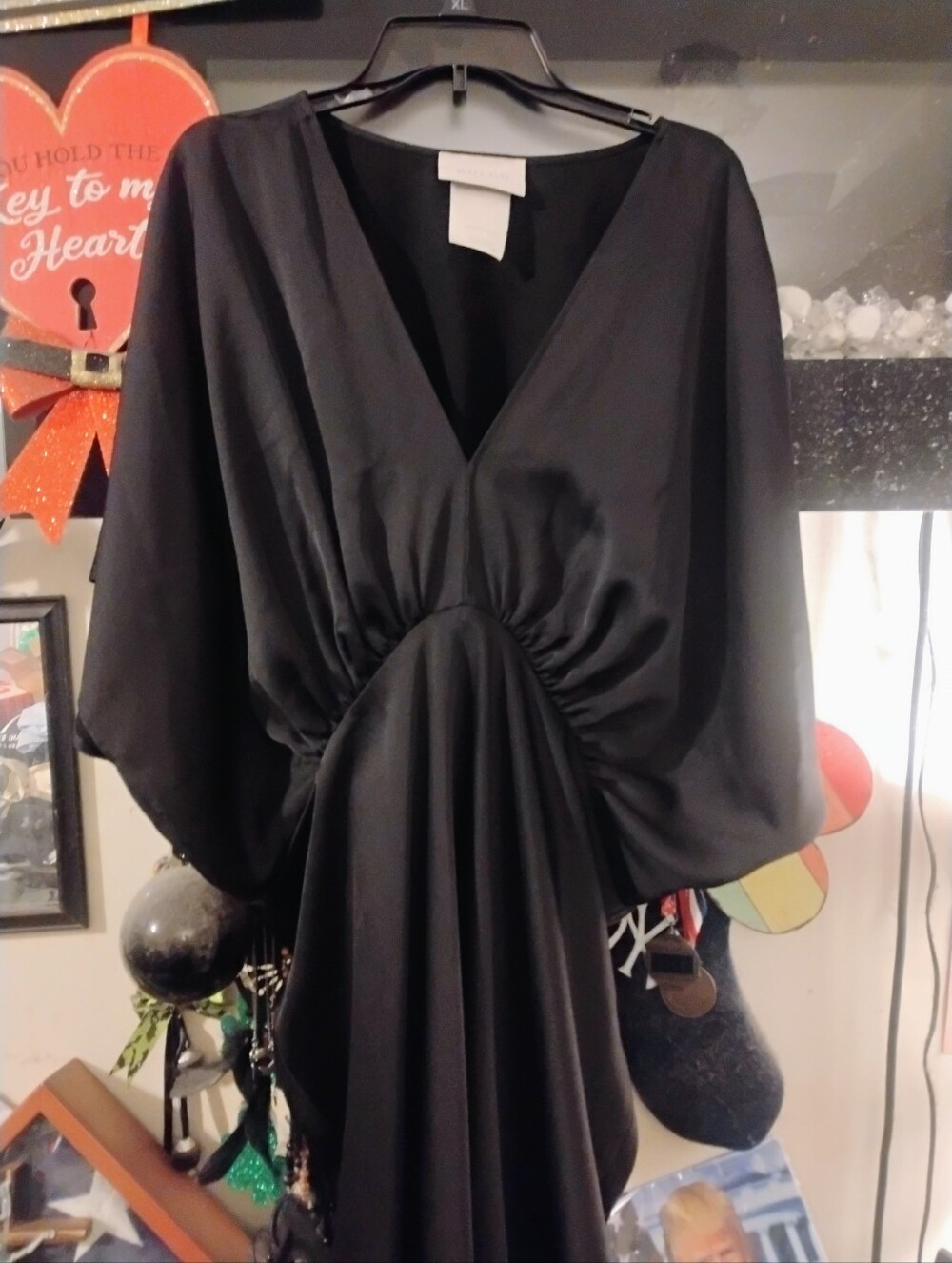 2 Women's plus Size BHLDN Maxi Dresses/ Gowns 1 Black And 1 Green U.S. Size 22 - Picture 5 of 7